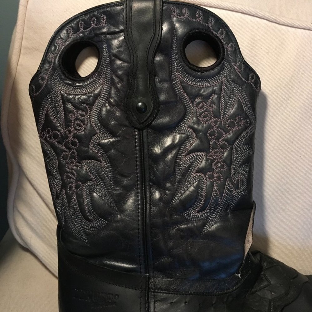 Denver Mountain Leather Western Boots Made In Mexico - Picture 16 of 16